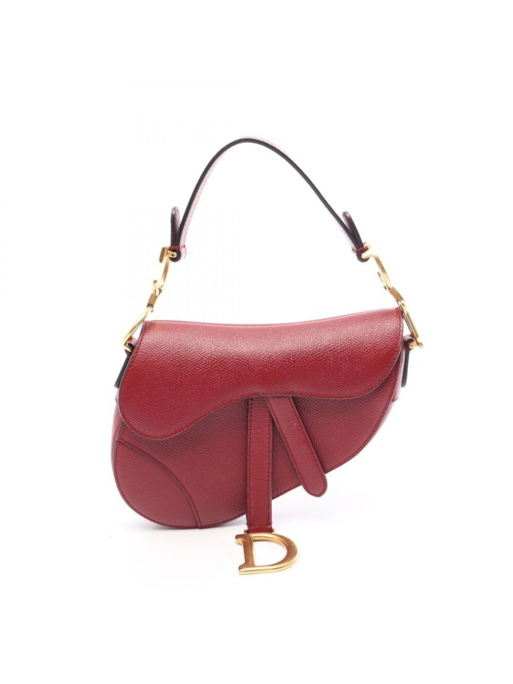 Dior Saddle Bag Mini Bordeaux Leather